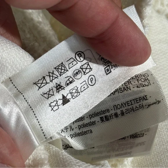 Zara Cream Tweed Mini Dress with Gold Buttons - Picture 8 of 12